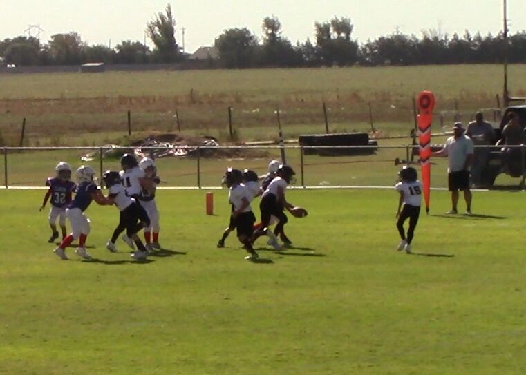 Young players in a game